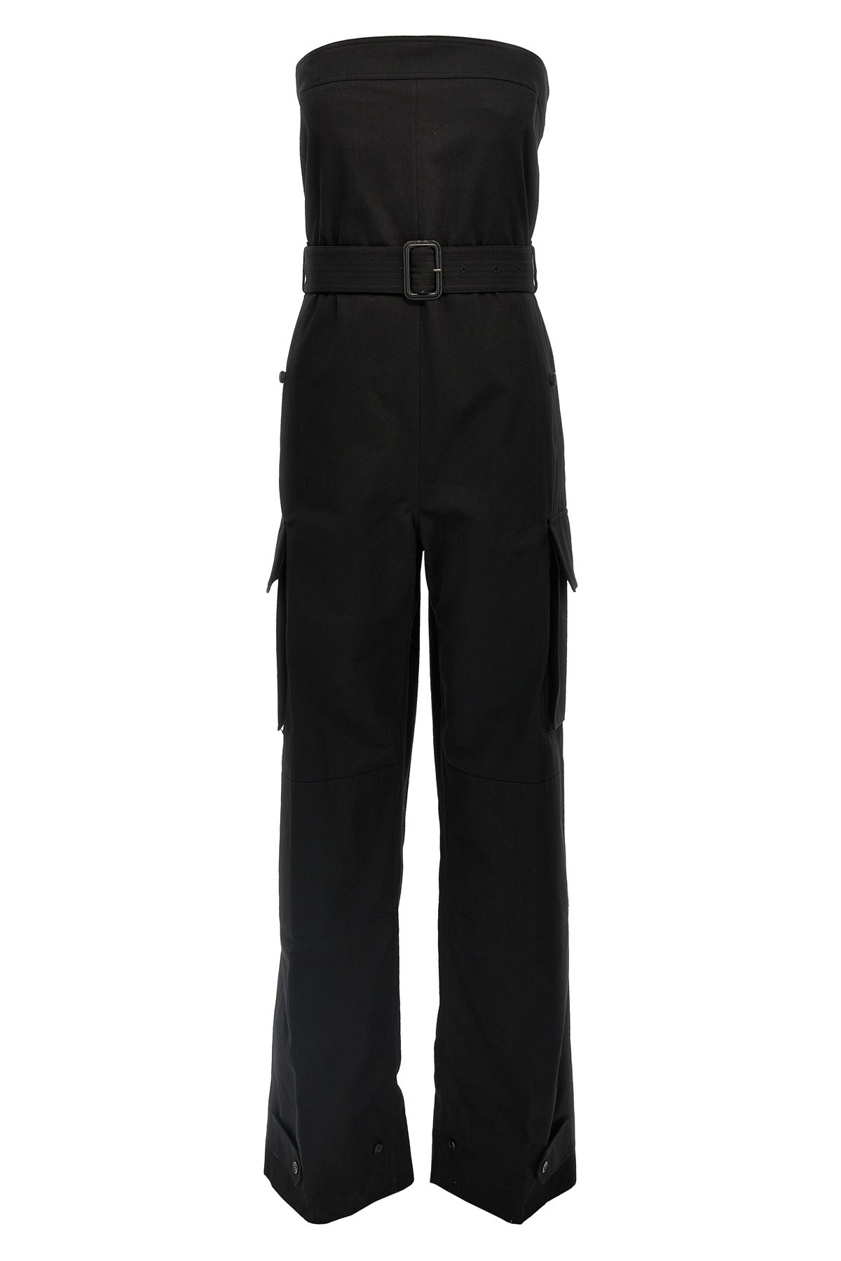 Saint Laurent 'cassandre' Bustier Jumpsuit