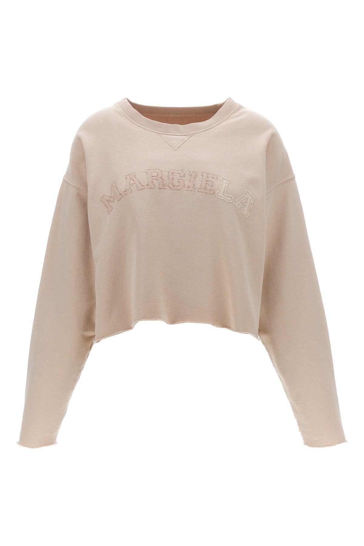 Maison Margiela Women Logo Embroidery Sweatshirt
