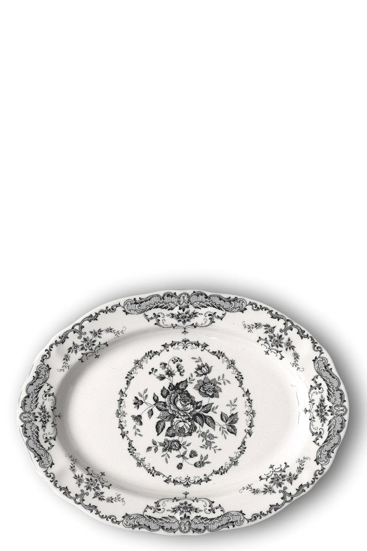 Bitossi 'rose Black' Oval Tray ⌀ 30.5 Cm In Multi