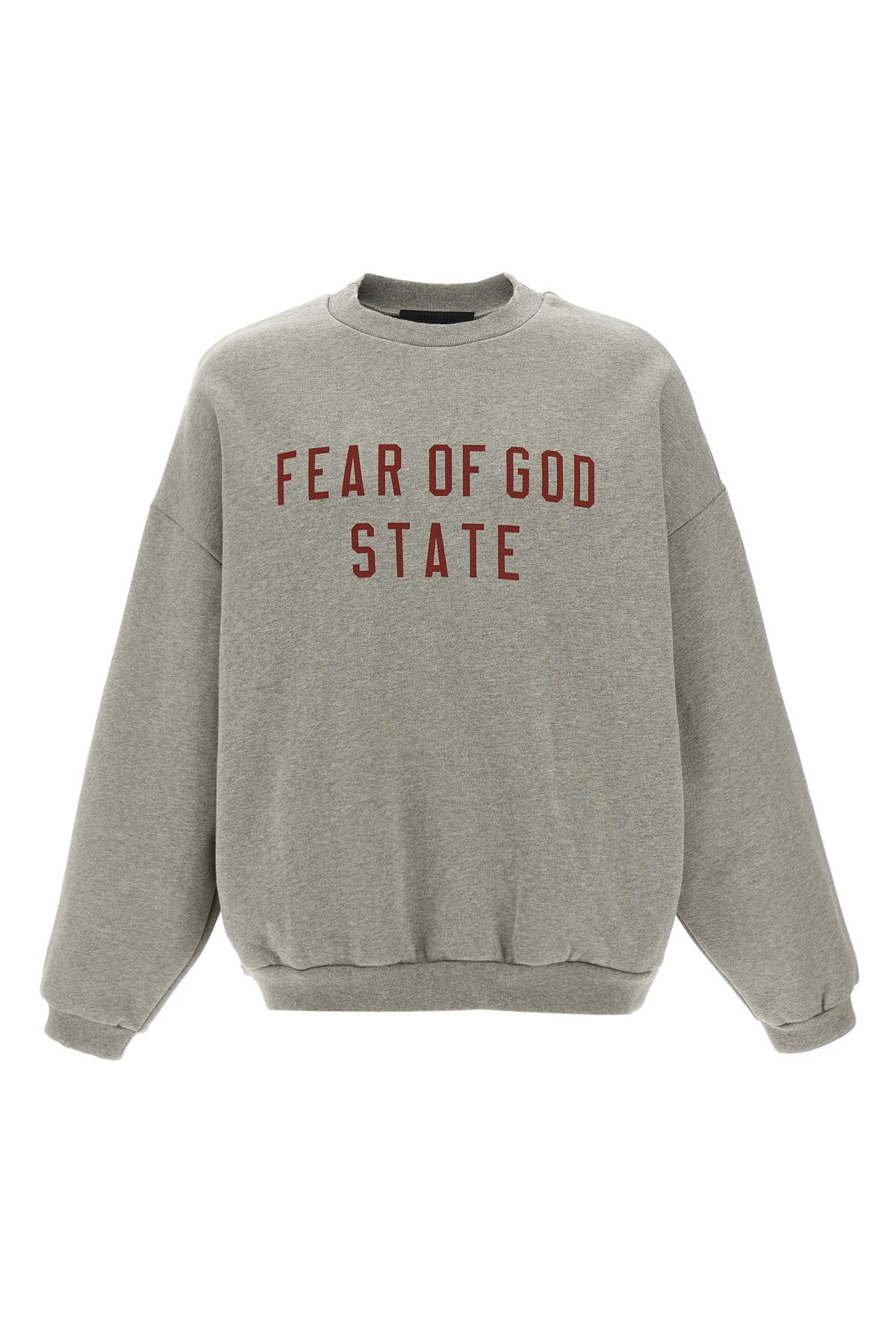 Fear Of God Essential State Sweatshirt Gray In Gray