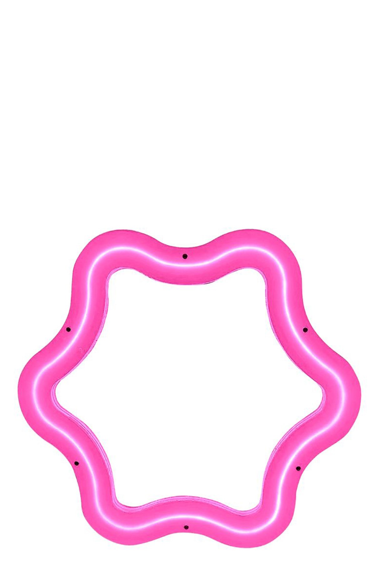 Seletti 'supercurve Mirror Tiny Flower' Mirror In Pink