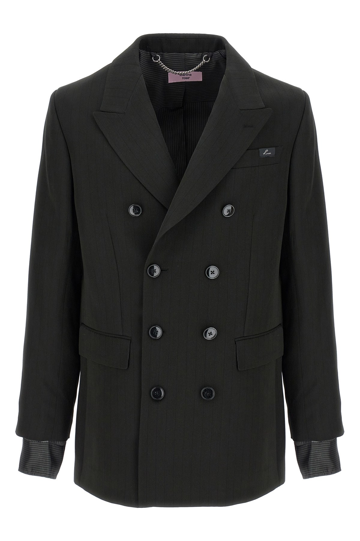 テーラードジャケット VETEMENTS 'Logo Embroidered' blazer VETEMENTS logo-embroidered Blazer | Black | FARFETCH