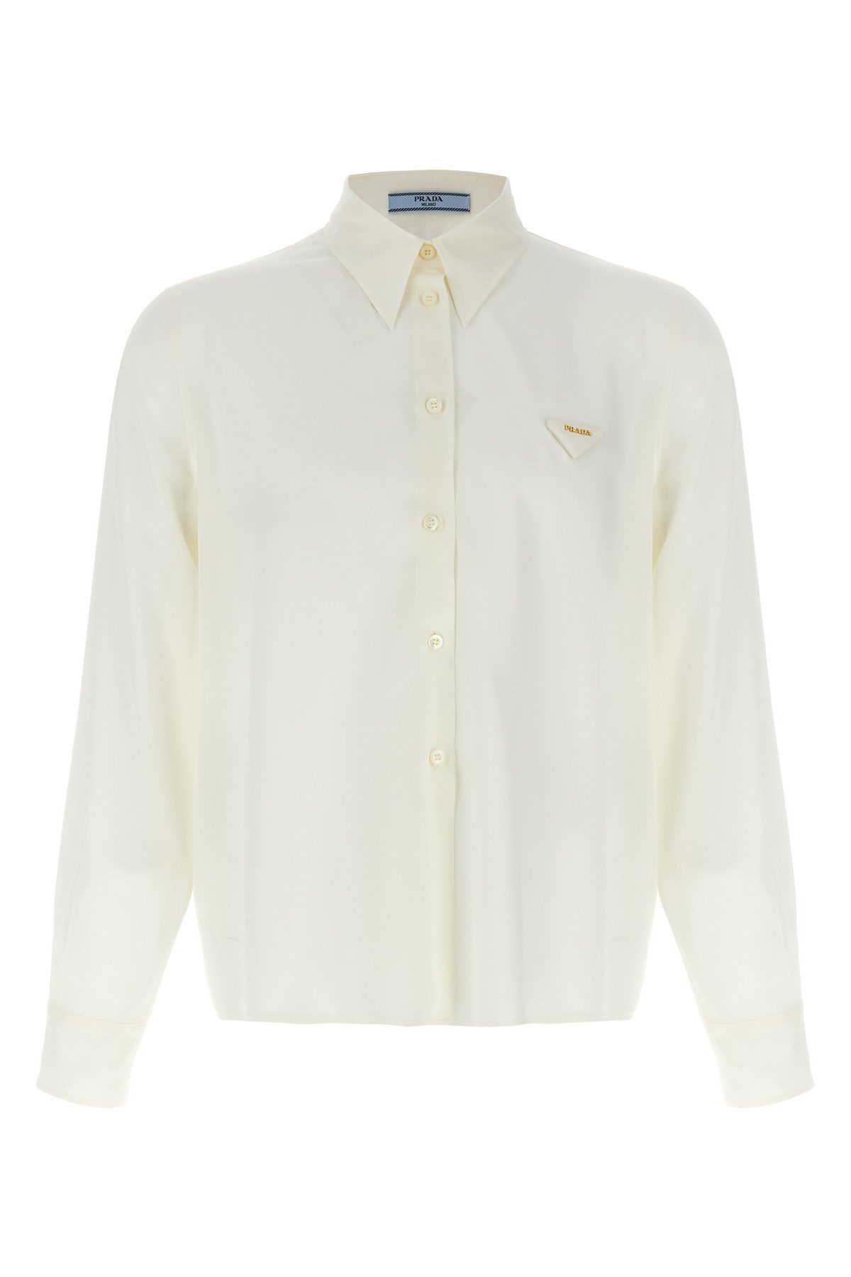 PRADA Silk Logo Shirt