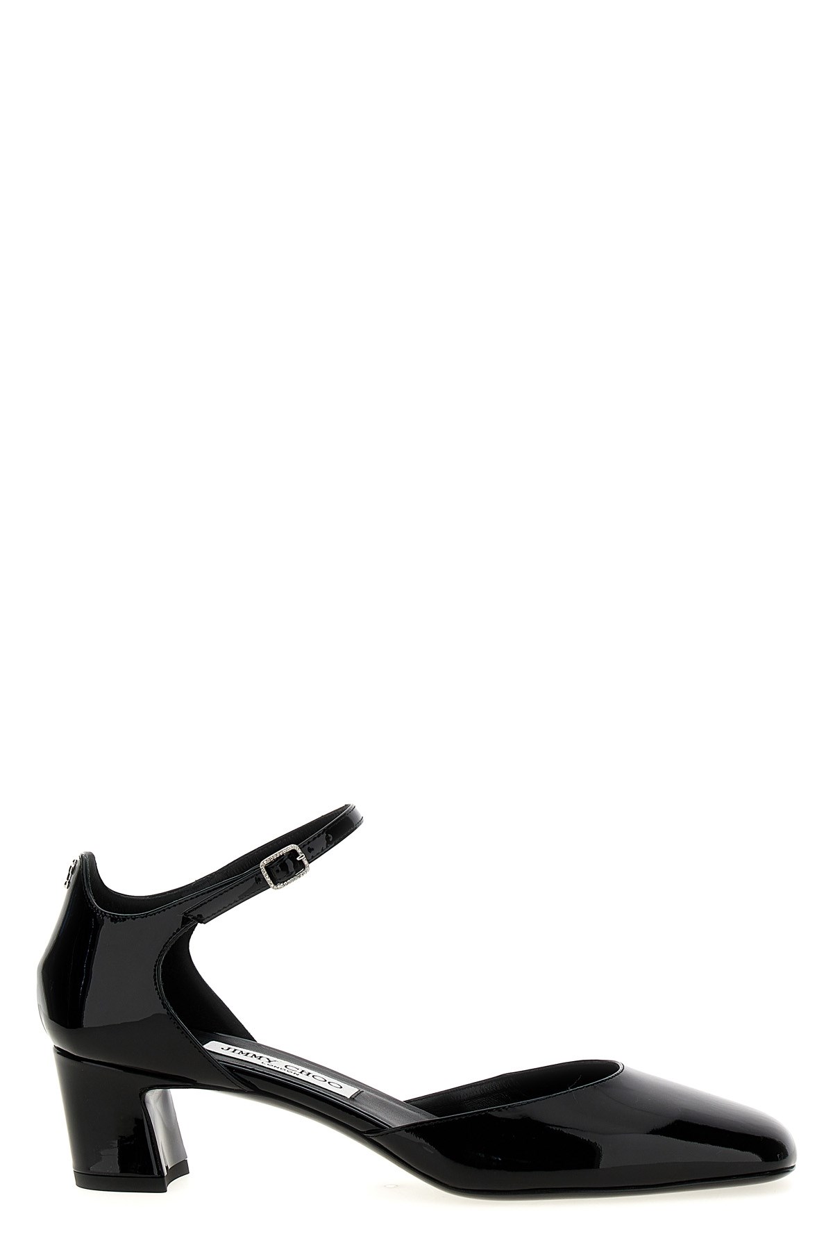 Jimmy Choo Pixie Mary Jane Block-heel Shoes
