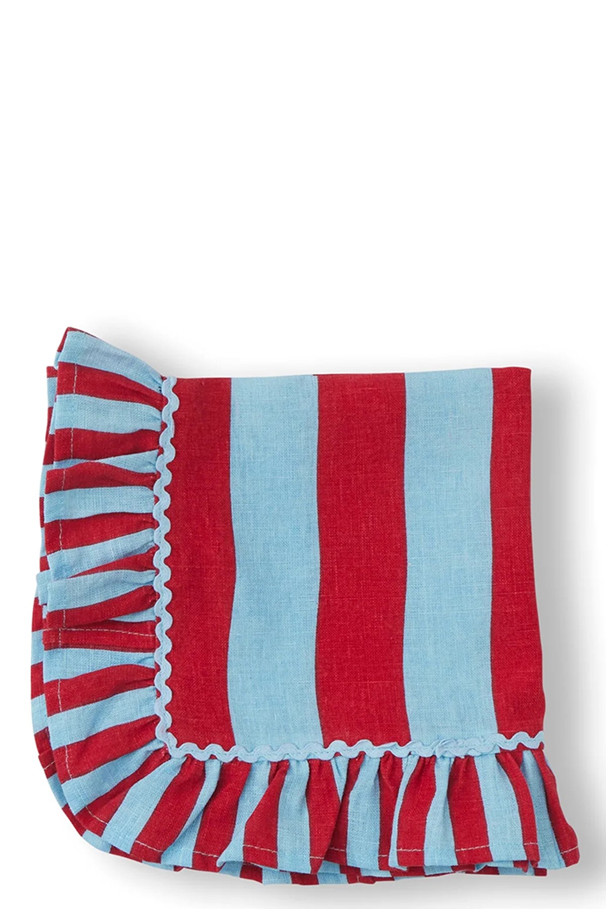 Bitossi Striped Tablecloth Ruffle In Multi