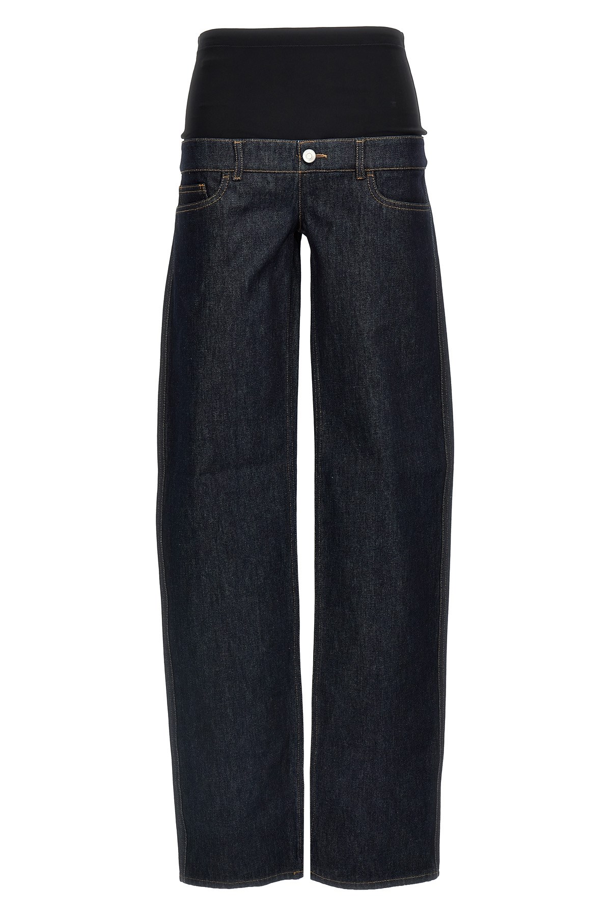 Coperni Blue Jeans With Stretch Waist In Denim Woman