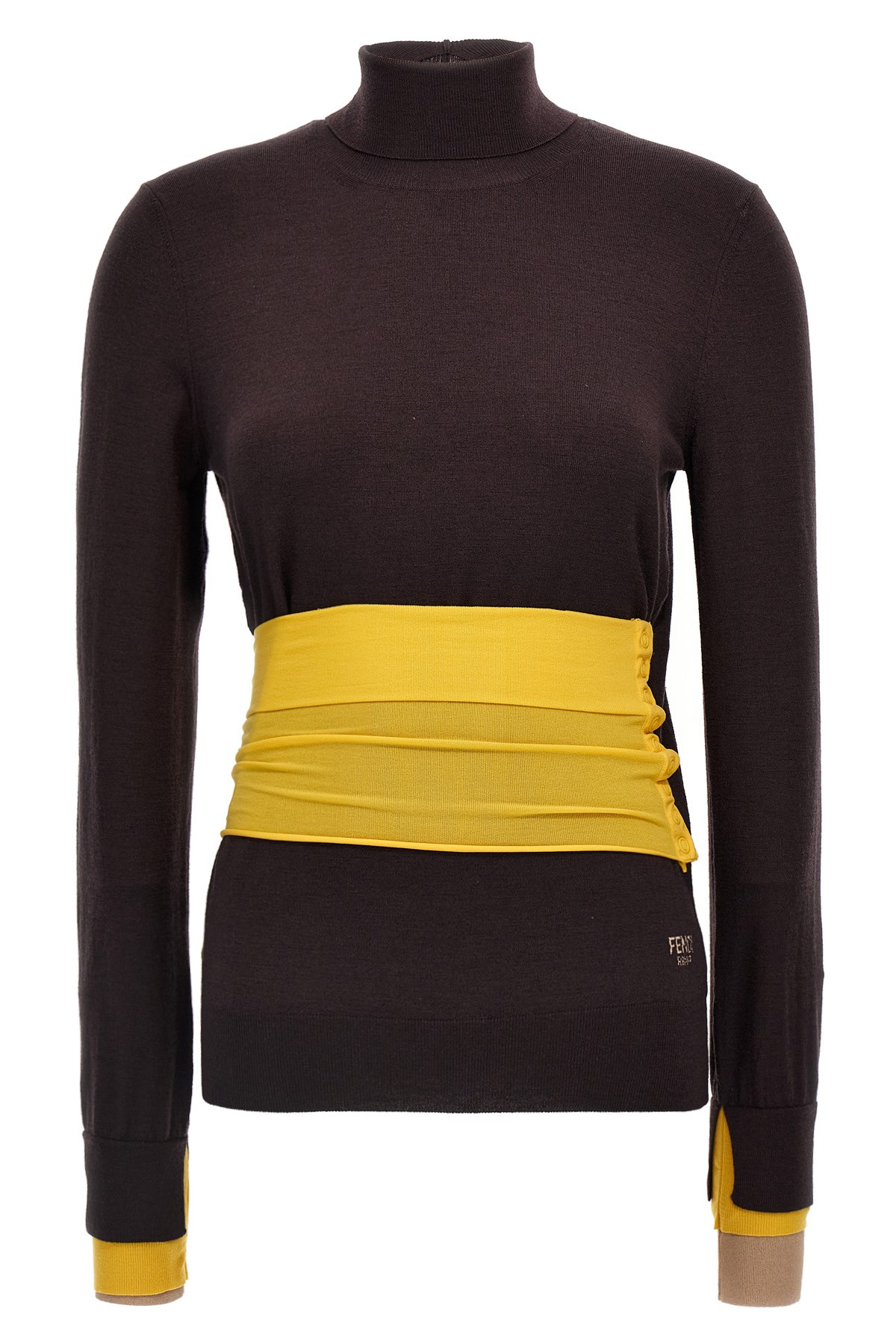 FENDI FENDI Rollkragenpullover Aus Wolle　FENDI ウール製タートルネックセーター