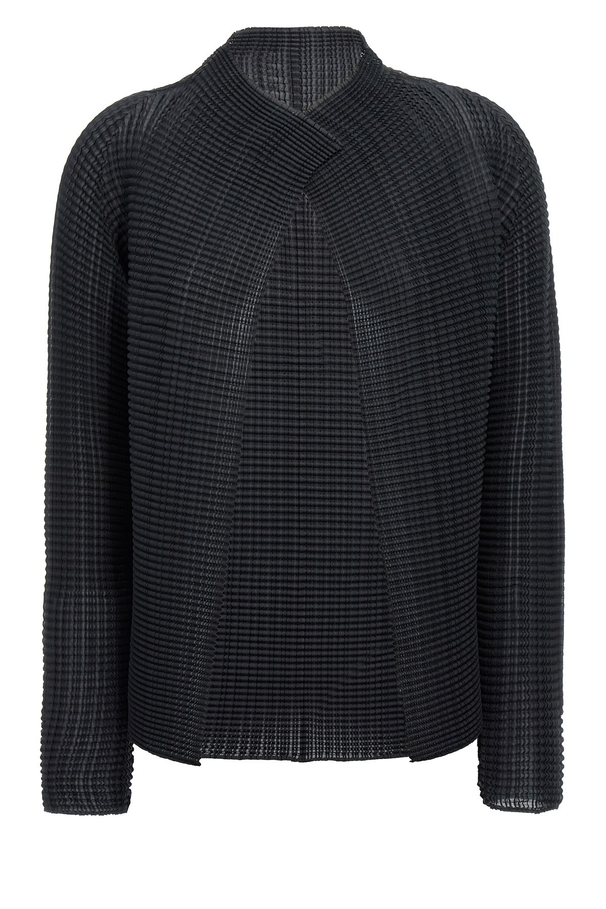 Shop Issey Miyake 'wooly Pleats' Cardigan