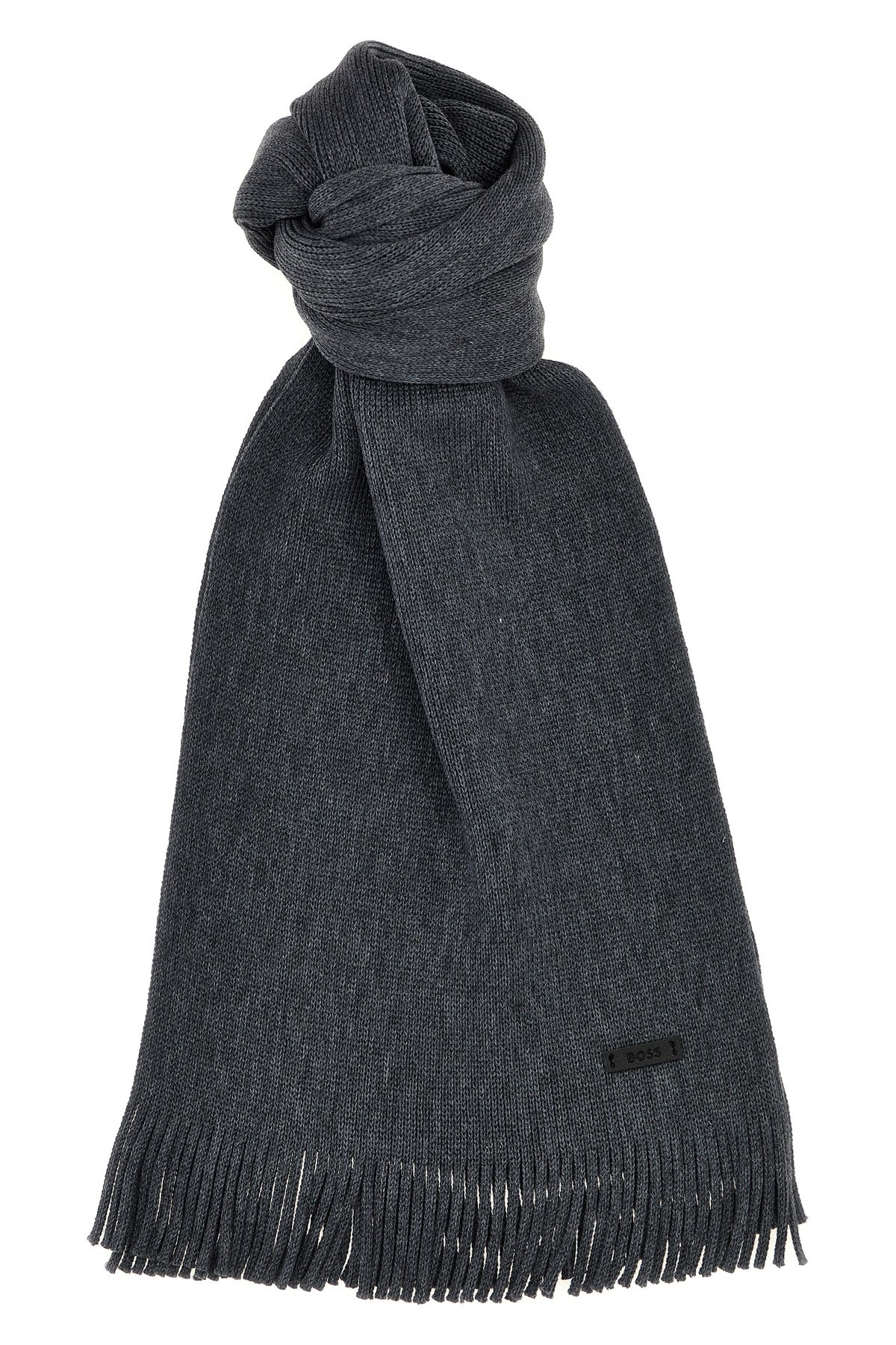 Hugo Boss Albas Scarf In Gray