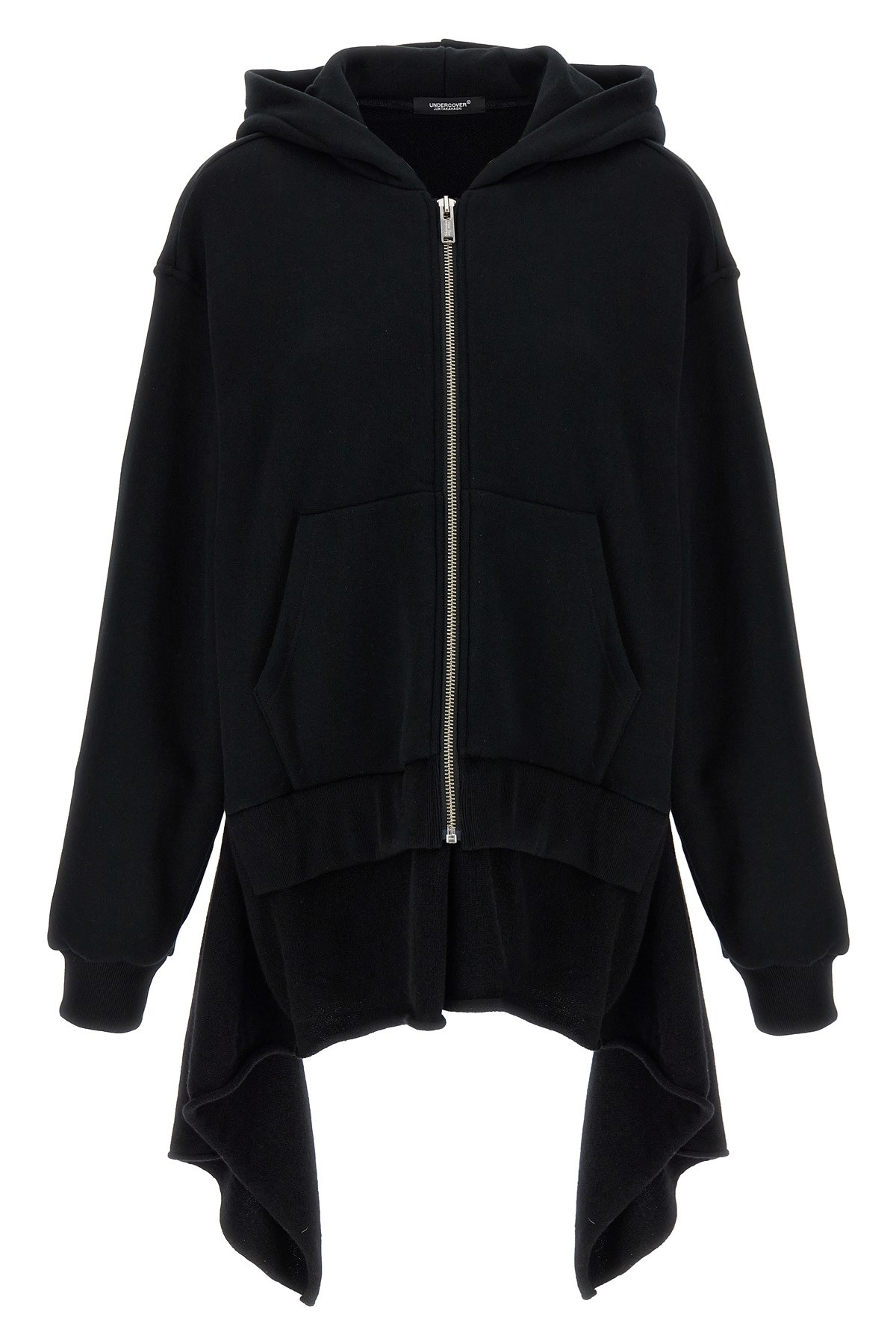 Shop Undercover Two-material Hoodie
