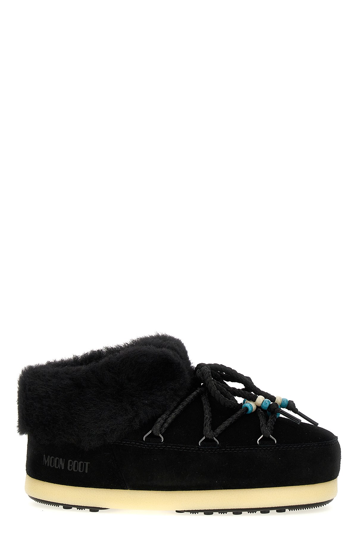 Shop Moon Boot 'mule Suede Beads' Ankle Boots