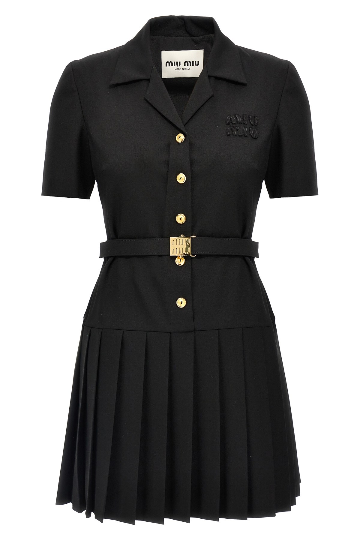 Shop Miu Miu Mini Chemisier Dress