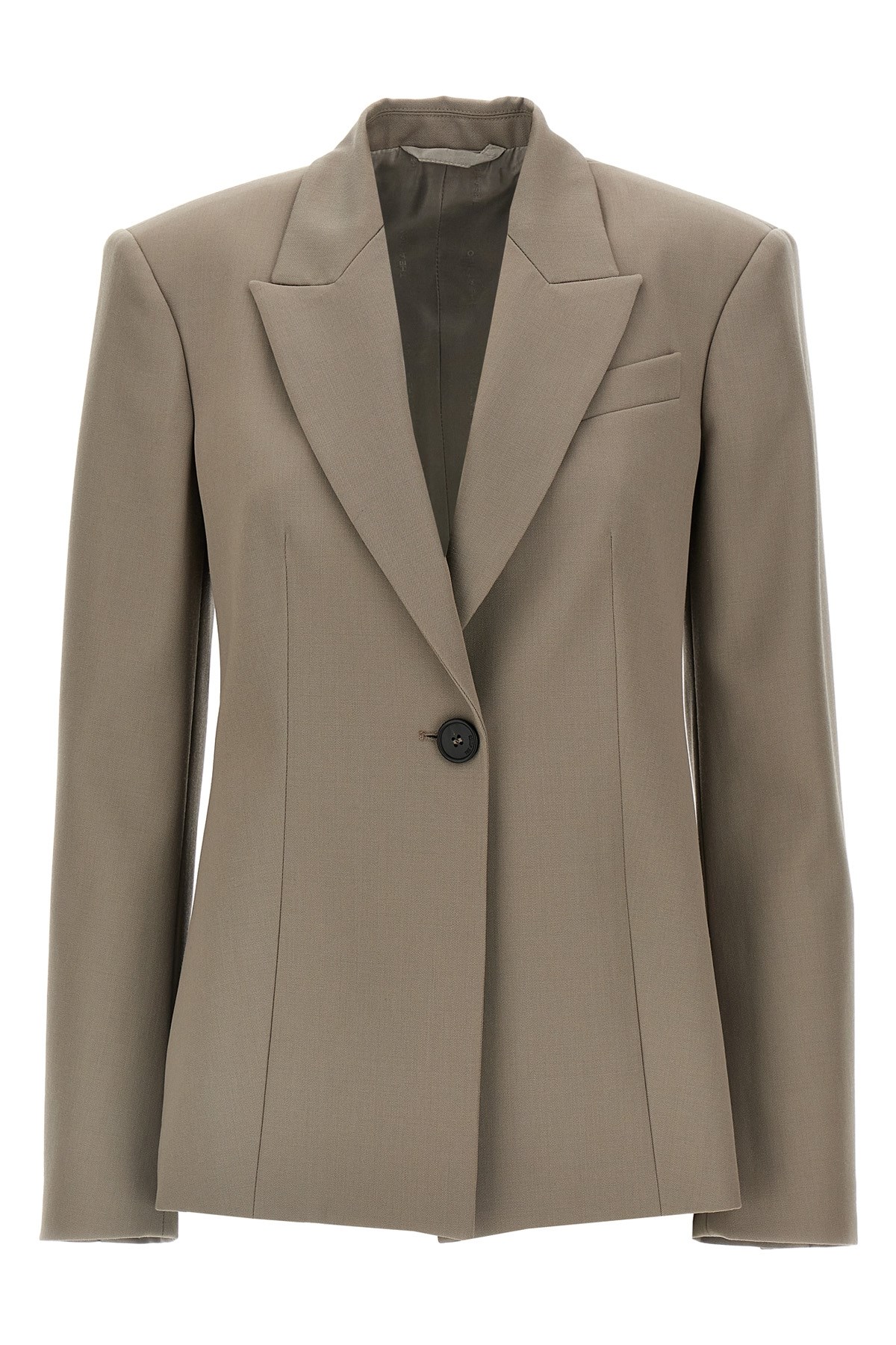 Shop Attico The  Single-breasted Wool Blazer