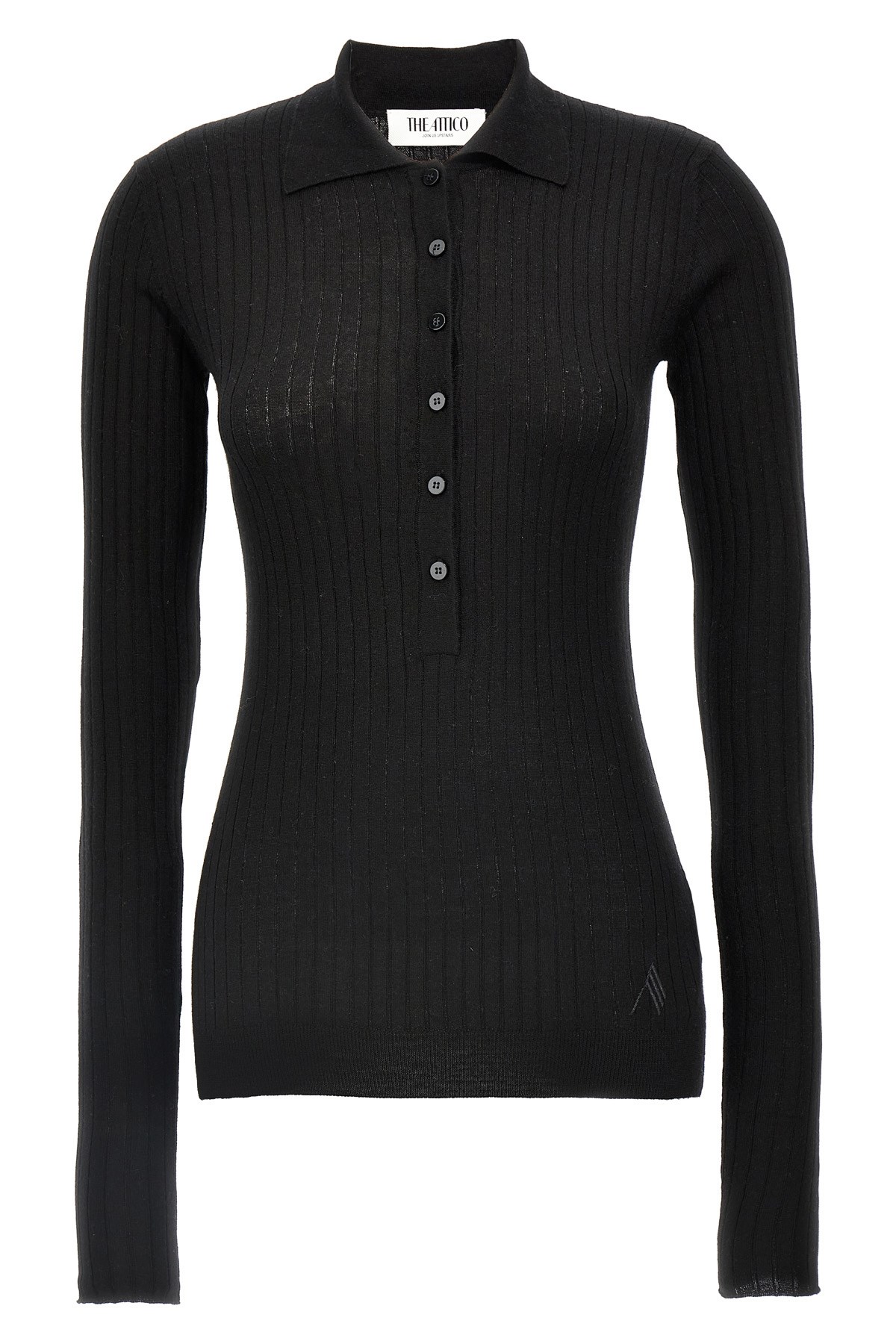 Attico Ribbed Sweater Sweaters And Cardigans