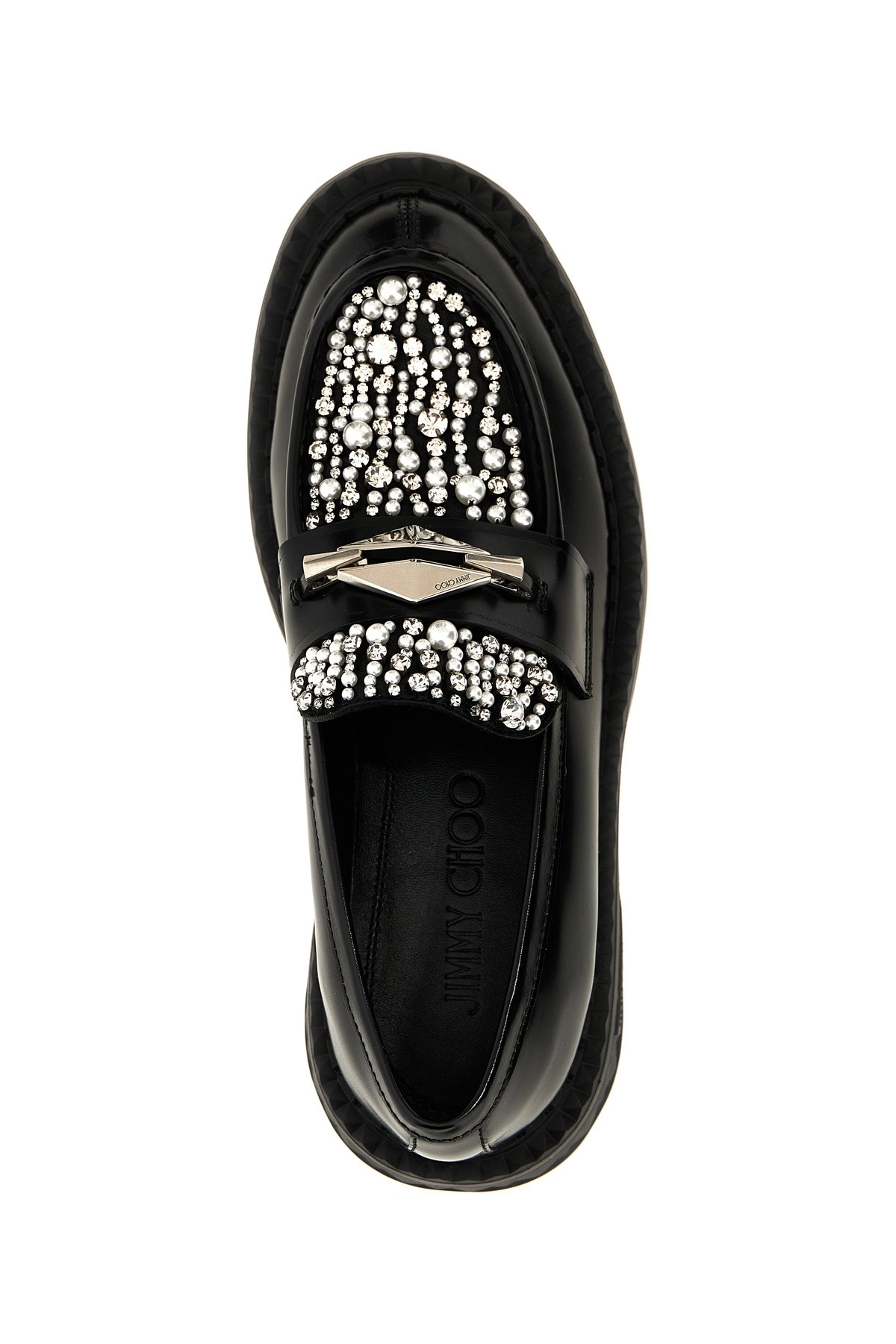 【極美品 】ジミーチュウ MARLOW DIAMOND ローファー 35.5 Jimmy choo 'marlow diamond' loafers available on julian-fashion