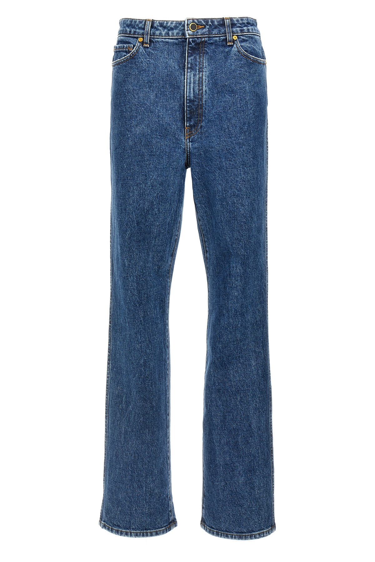 Khaite 'danielle' Jeans In Blue