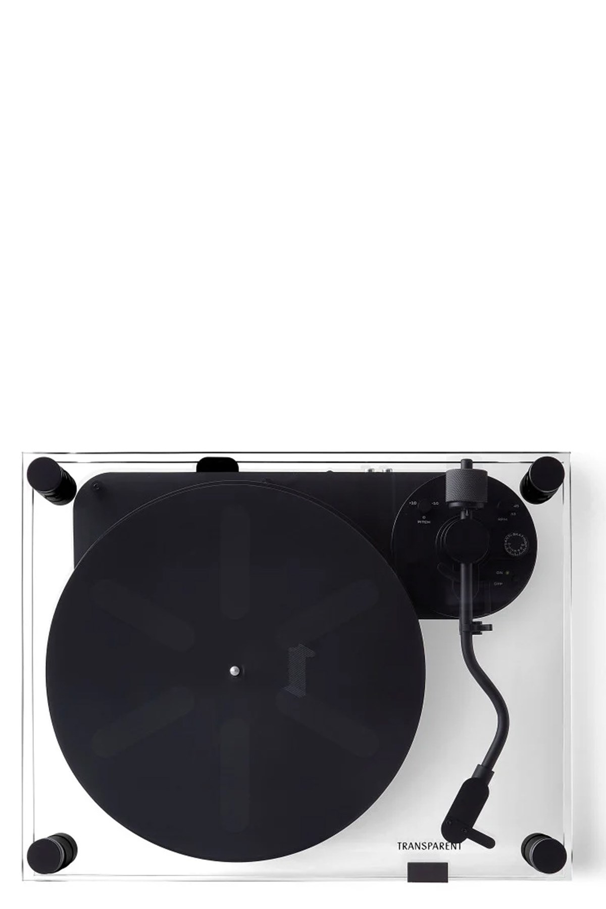 TRANSPARENT Giradischi 'Turntable'
