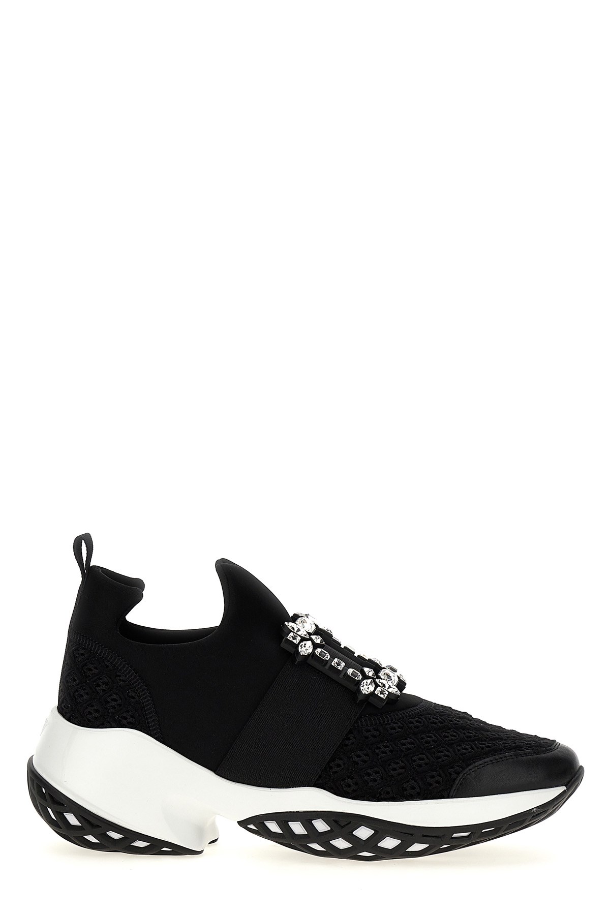 Roger Vivier "viv' Run" Sneaker In Black
