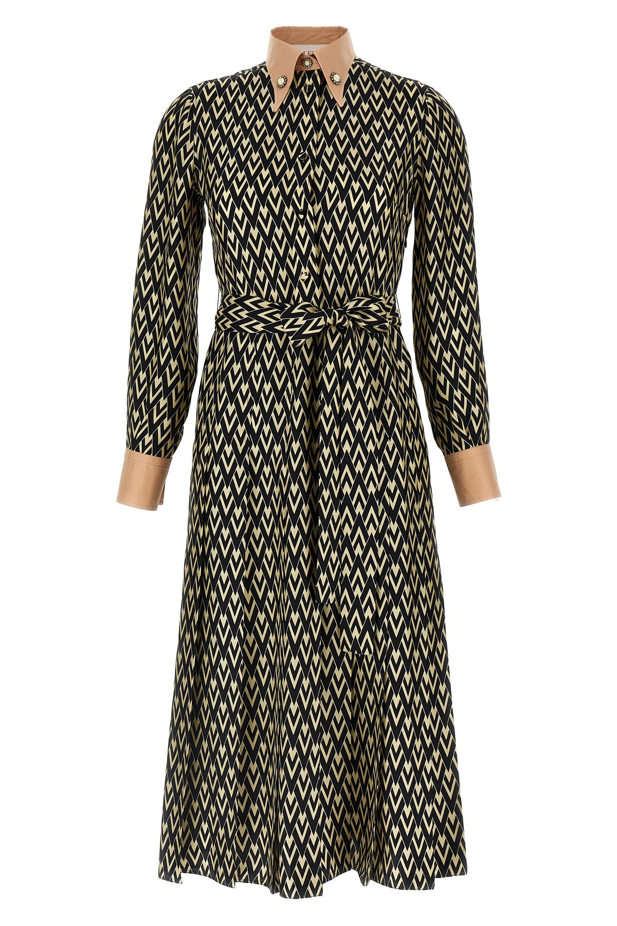 LE TWINS FW23 'Cristiana' shirt dress (CRISTIANA GLICINE) Le LE TWINS FW23 'Cristiana' shirt dress (CRISTIANA GLICINE) Le