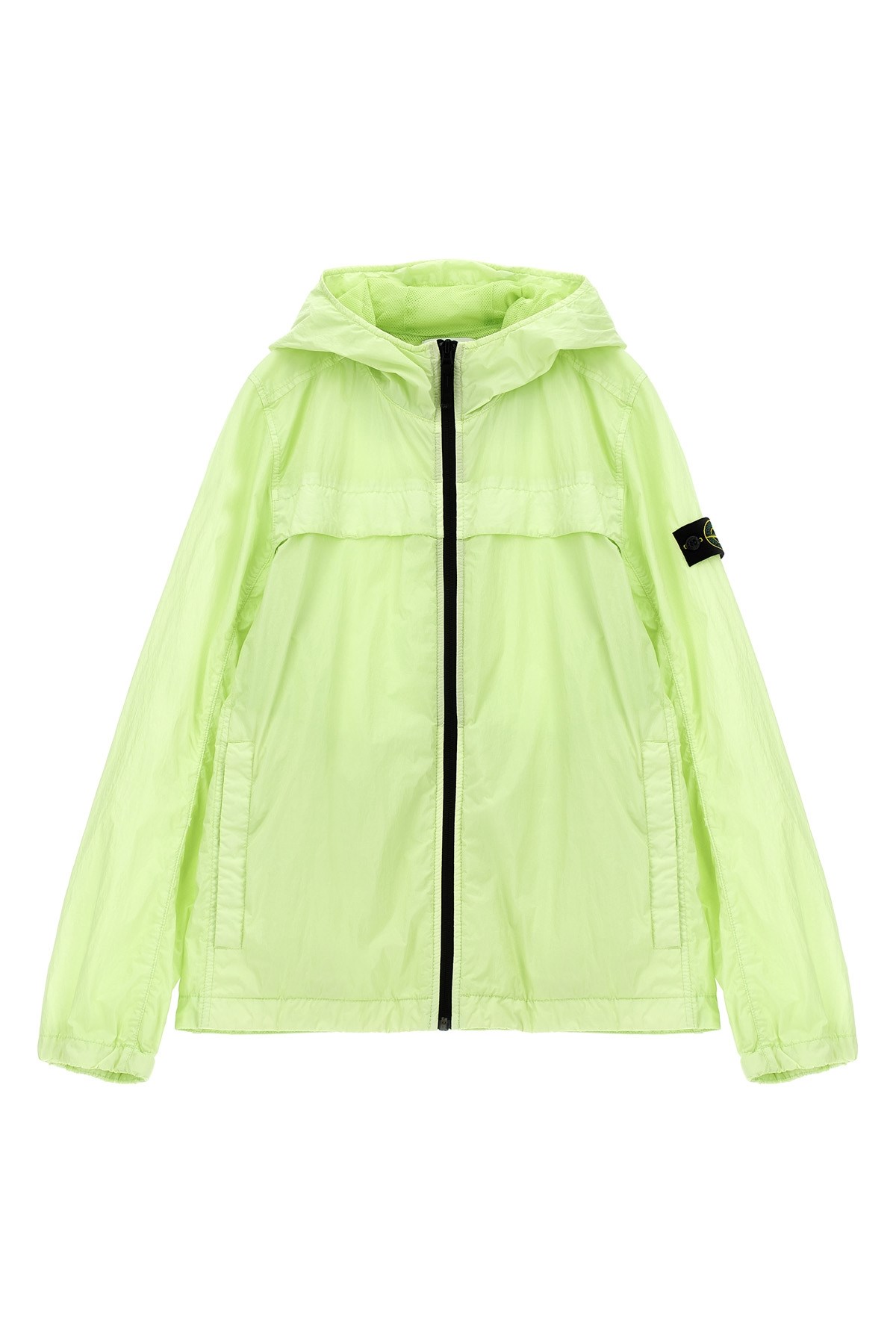 Logo Badge Hooded Jacket - Size 14