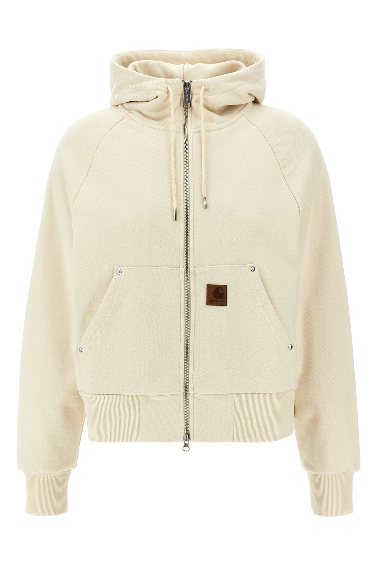 Carhartt Eldon Sweatshirt Beige In Metallic