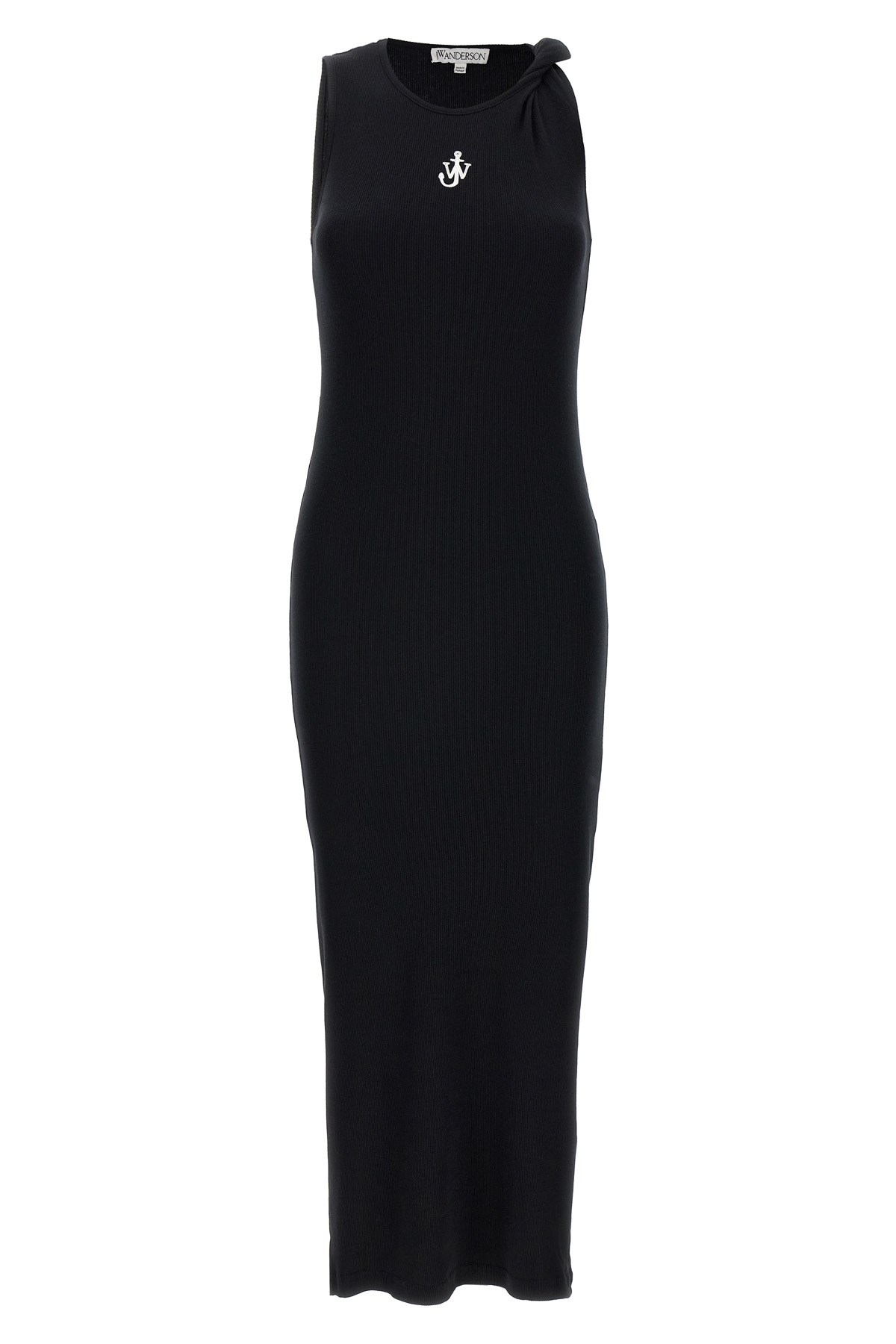 Logo Ribbed Dress
