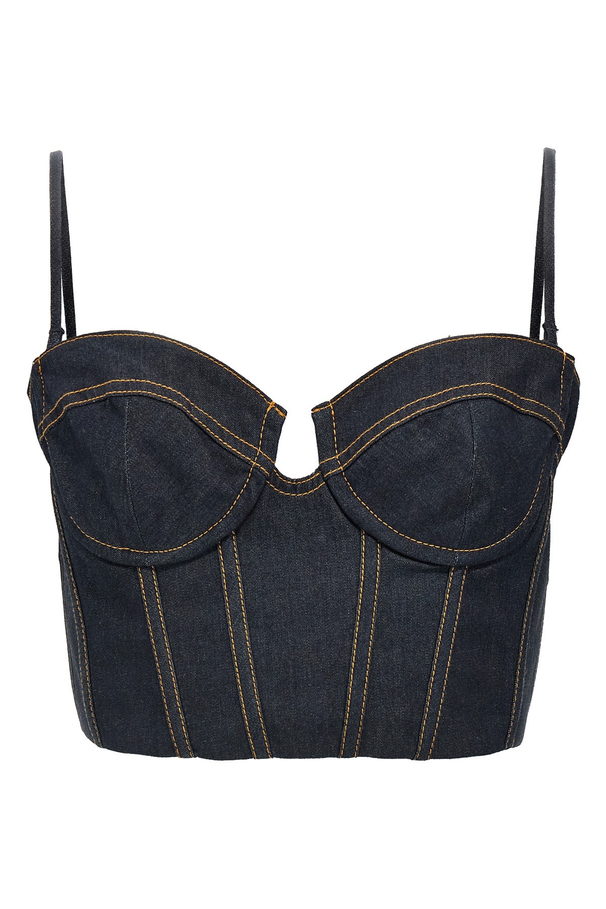 ZIMMERMANN ZIMMERMANN 'CRUSH DENIM CORSET' TOP 