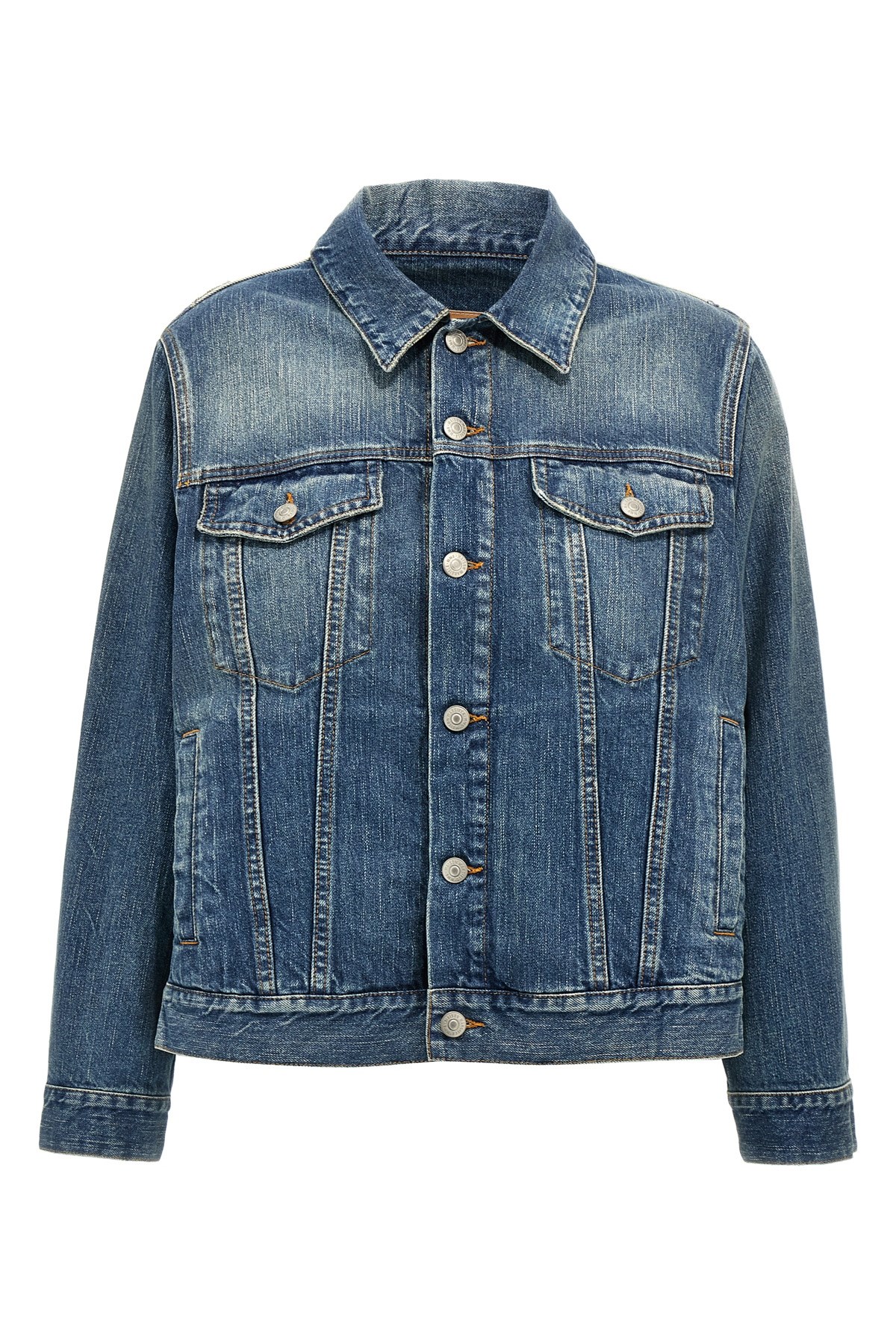 MM6 MAISON MARGIELA Mehrlagige Jeansjacke MM6