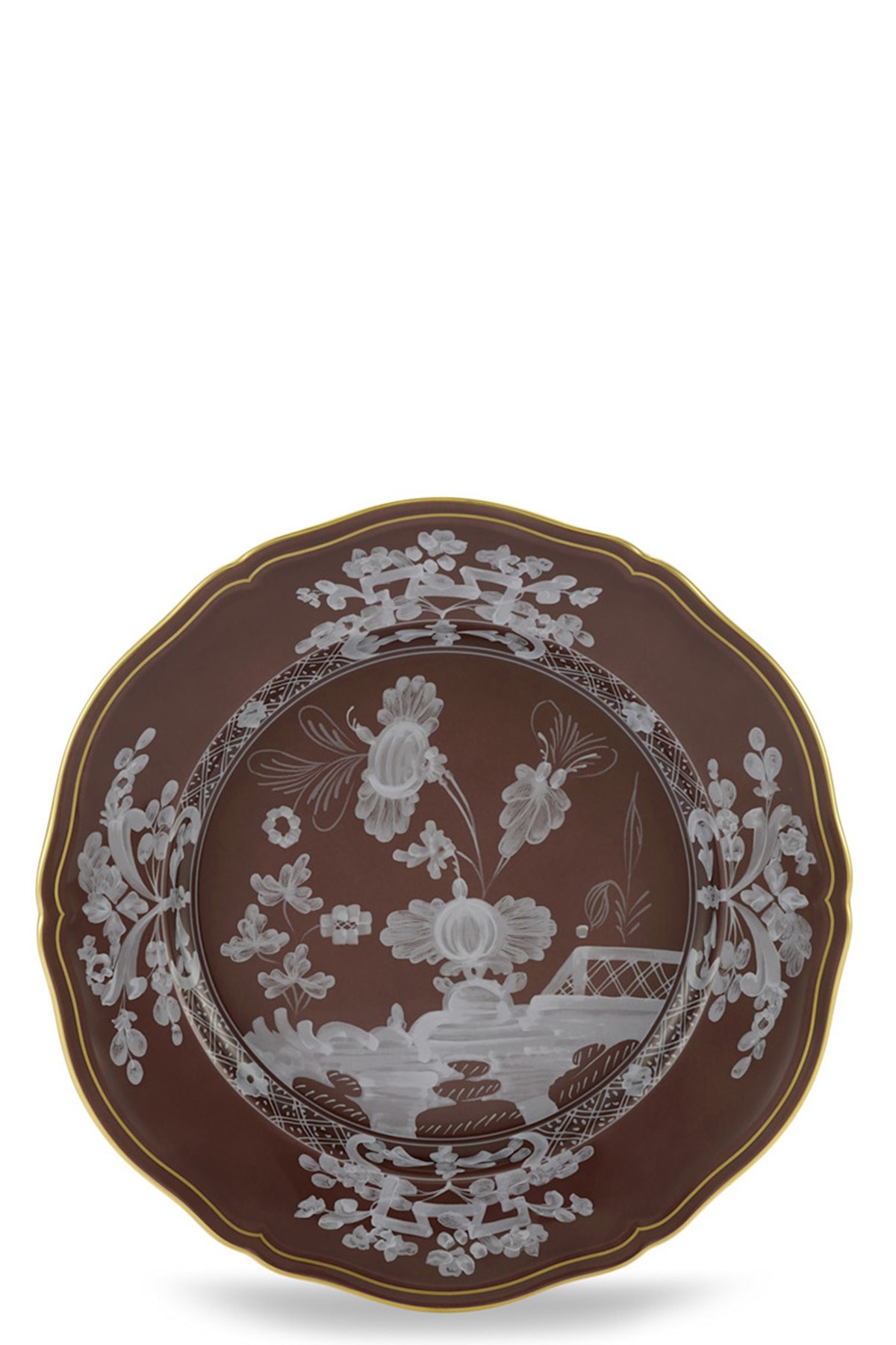 Ginori 1735 'oriente Italiano' Dinner Plate ⌀ 26.5 Cm In Brown