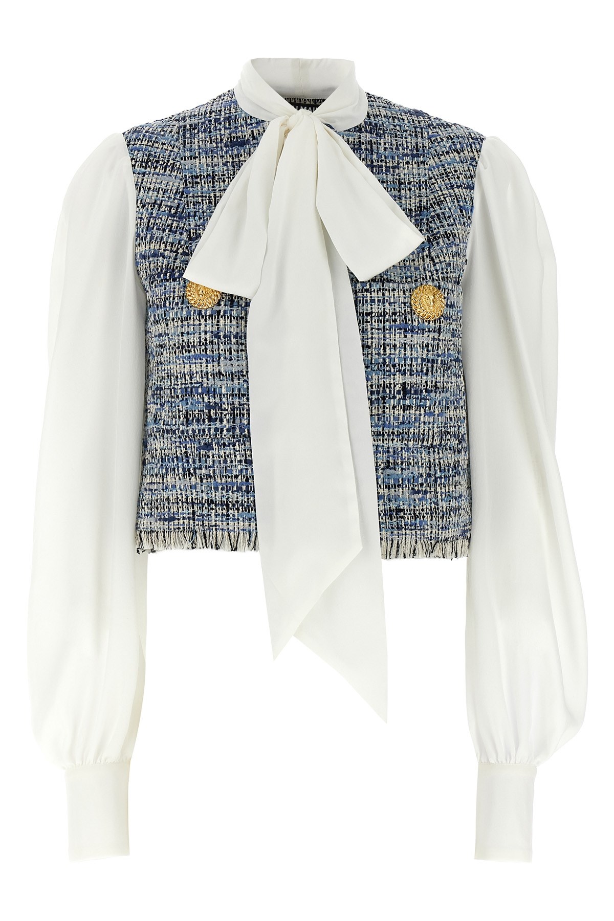 BALMAIN BALMAIN TWEED SHIRT