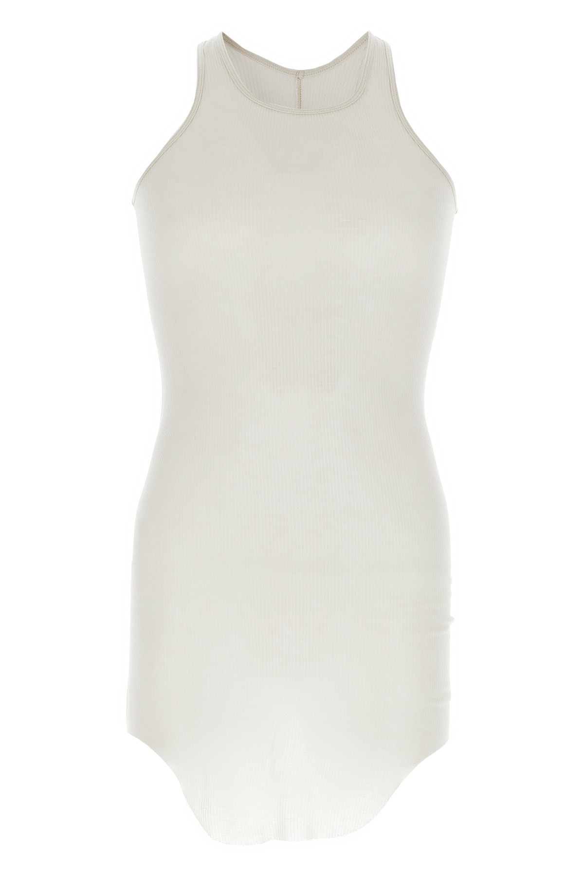 Rick Owens Fitted Longline Rib Tank Top