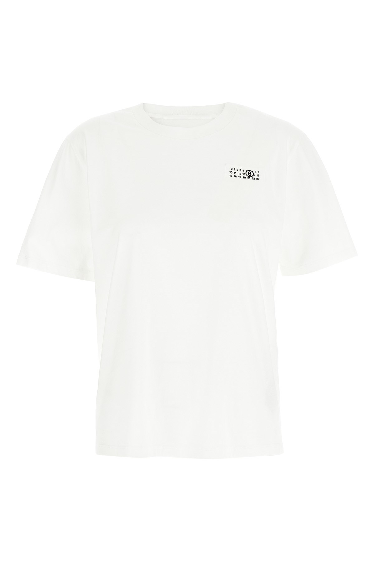 Mm6 Maison Margiela Mm6 By Maison Margiela Relaxed-fit Cotton T-shirt With Subtle Logo Detail