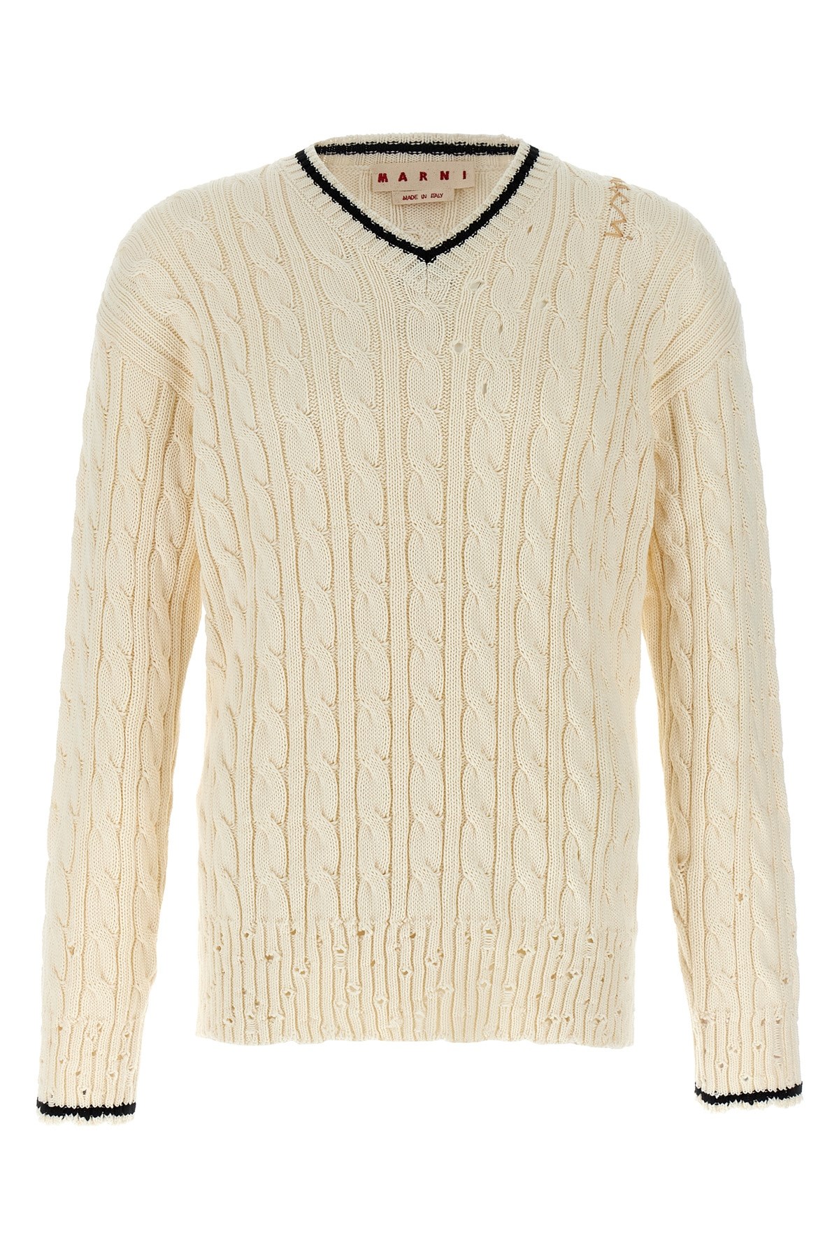 MARNI Pullover Mit Ausschnitt 'V'　MARNI セーター、ネックライン「V」 MARNI