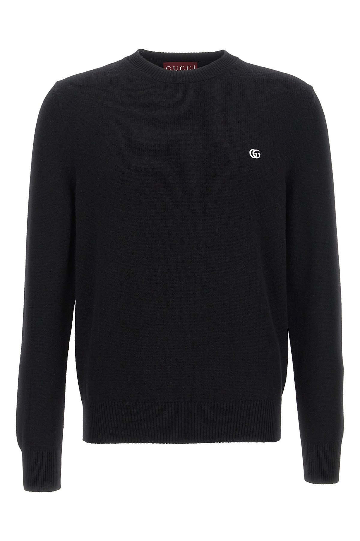 Gucci Logo Sweater Sweaters And Cardigans Black In Black