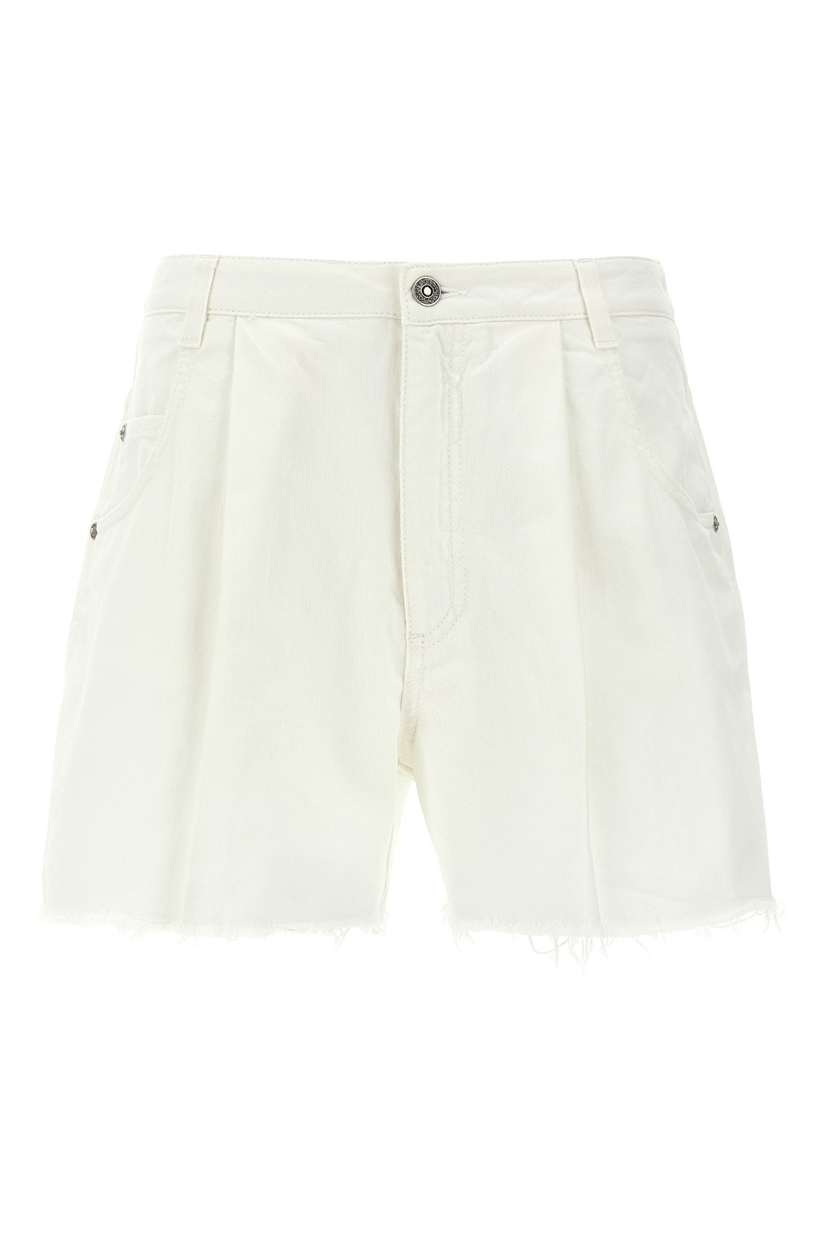 Ermanno Scervino Bermuda Shorts Frayed Hem Detail