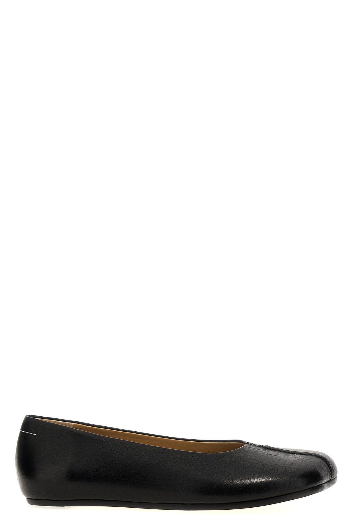 フラットシューズ miu miu BUCKLE AND BOW BALLET FLATS Miu Miu Black Leather Buckle Bow Ballet Flats Size 38.5 Miu