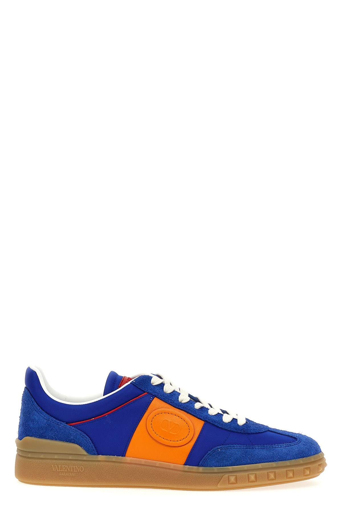 Valentino Multicolor Split Leather And Leather Upvillage Sneakers