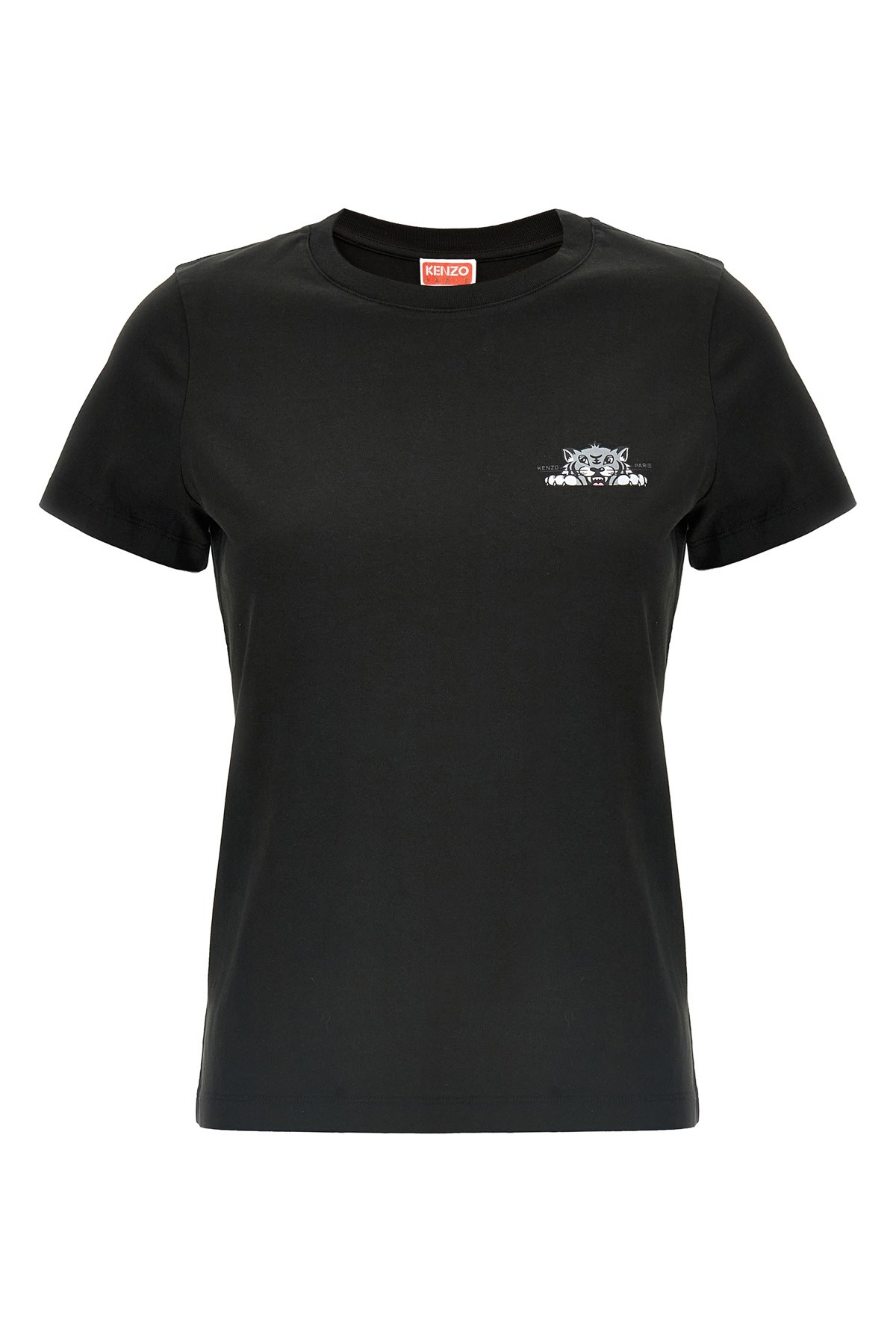 Kenzo Crewneck Graphic Print Short Sleeves