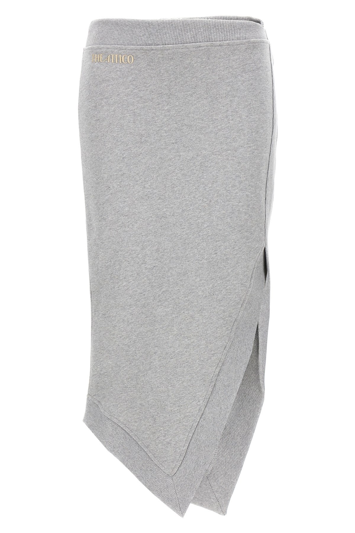 Shop Attico The Asymmetrical Midi Skirt