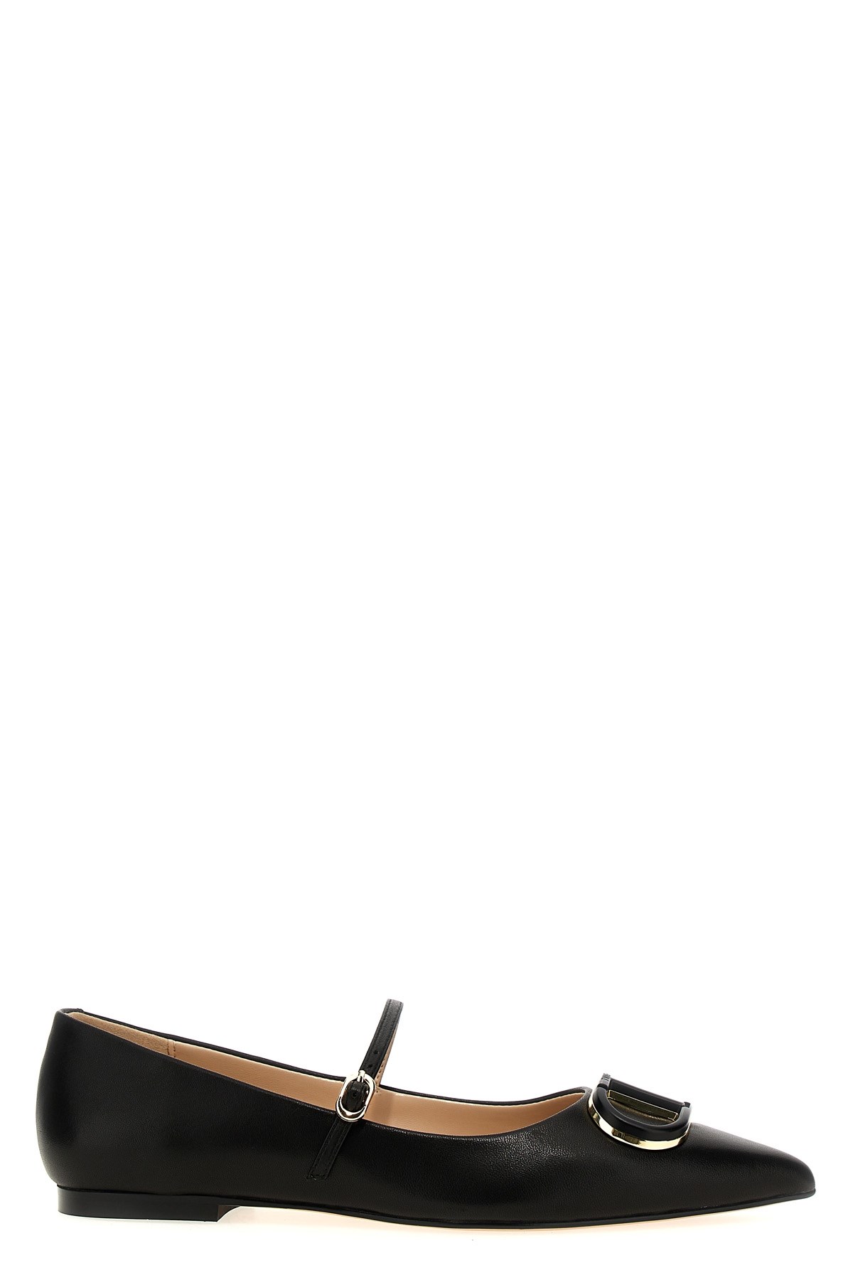 パンプス FERRAGAMO FW25 Mary Jane 'Marry 2' (786975 NEROAMARETTI) Maxi Gancini Mary Jane - Women | Ferragamo