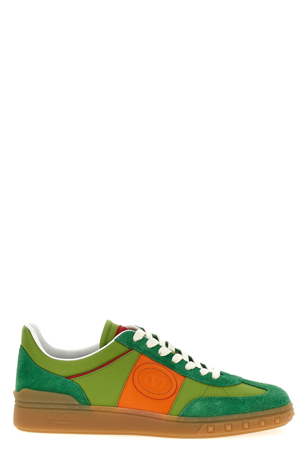 Valentino Multicolor Suede And Fabric Upvillage Sneakers