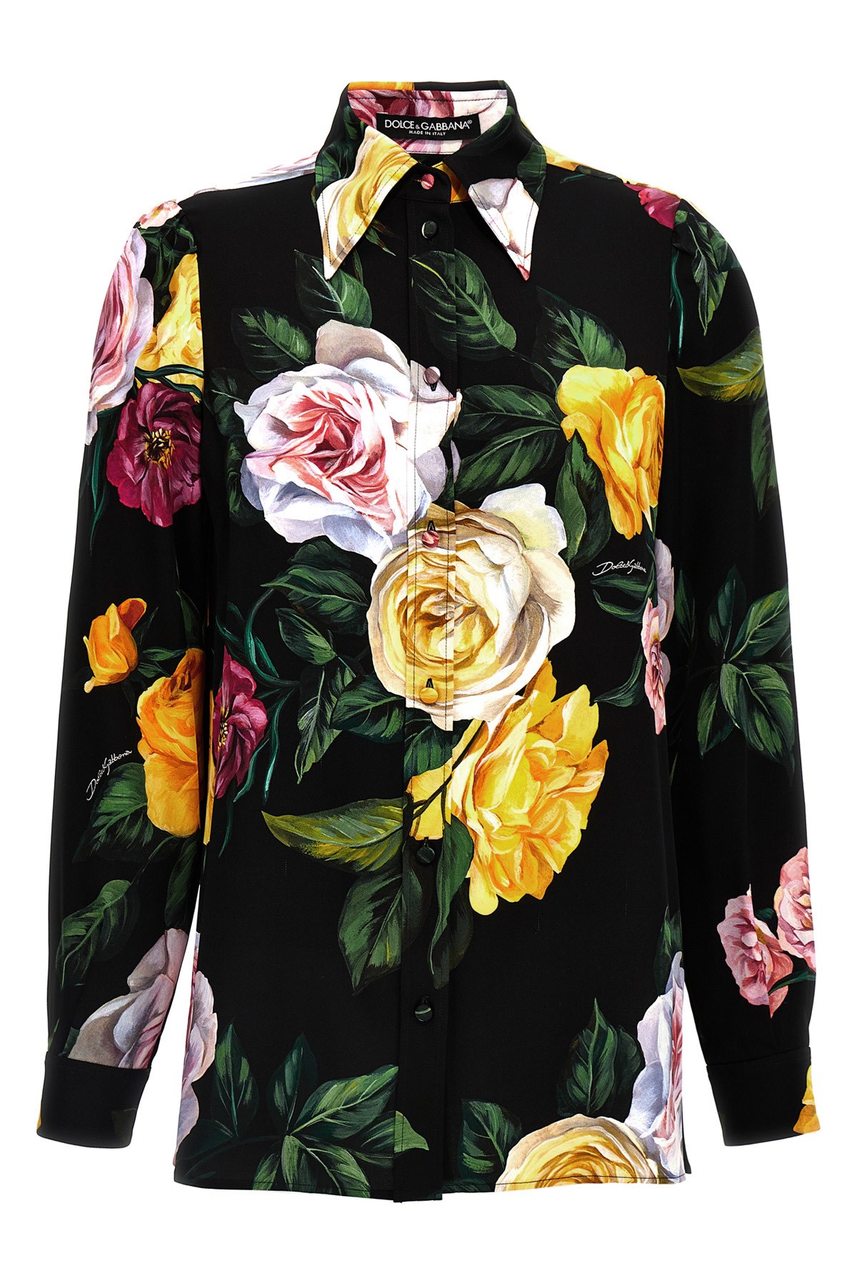 Dolce & Gabbana Rose-print Shirt