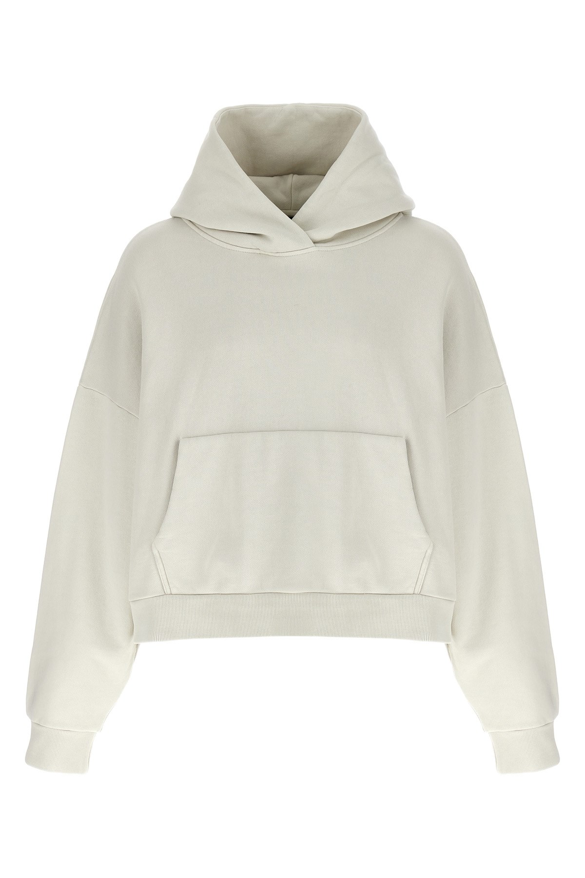 Entire Studios Cotton Hoodie Sweatshirt Beige In White