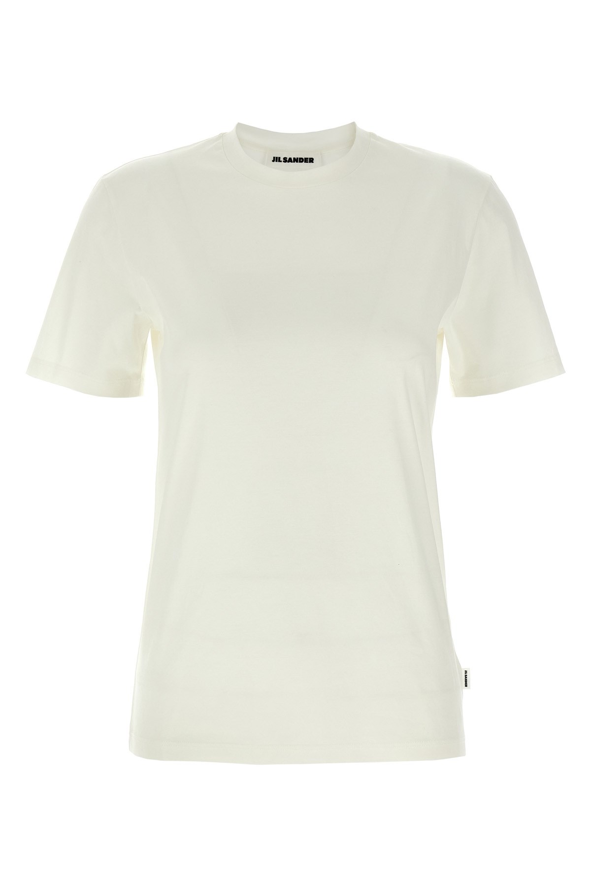 Jil Sander Crewneck Cotton T-shirt In White