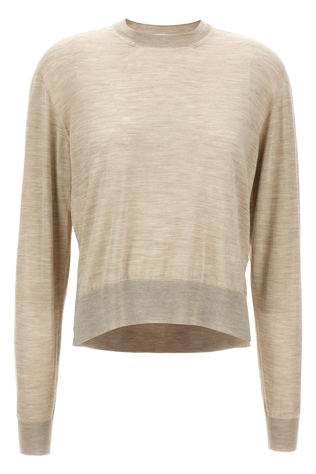 Jil Sander Asymmetrical Mesh Sweaters And Cardigans