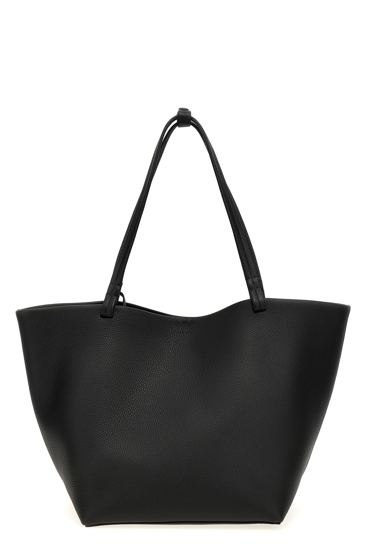The Row 'park Tote Three' Shopping Bag In Black