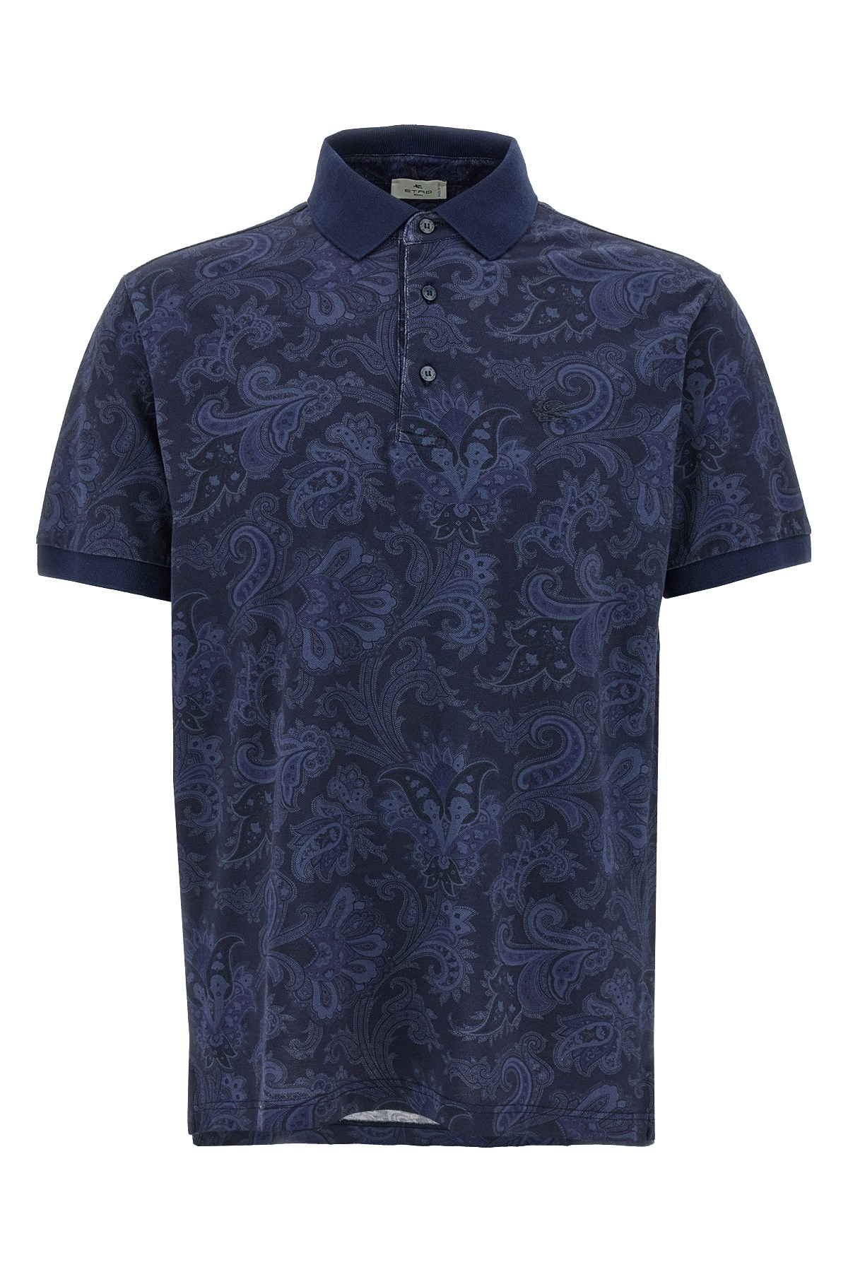 Tシャツ・カットソー ETRO FW25 Polo Paisley flowers (MRMD0004AK930 X0883) Etro Paisley Flowers Polo Multicolor | Wanan Luxury