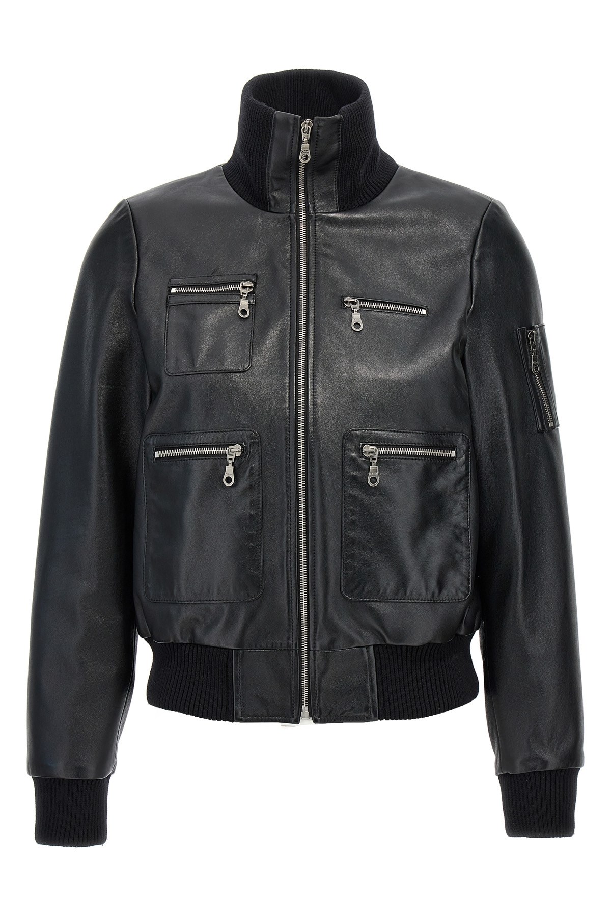 Chloé Chloã‰ Leather Bomber Jacket