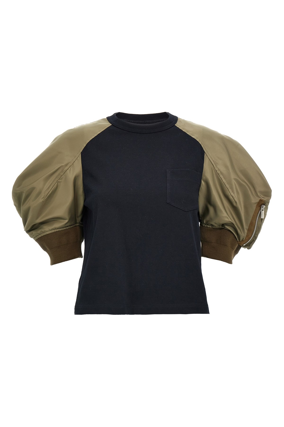 Sacai Multicolor Nylon Insert T-shirt