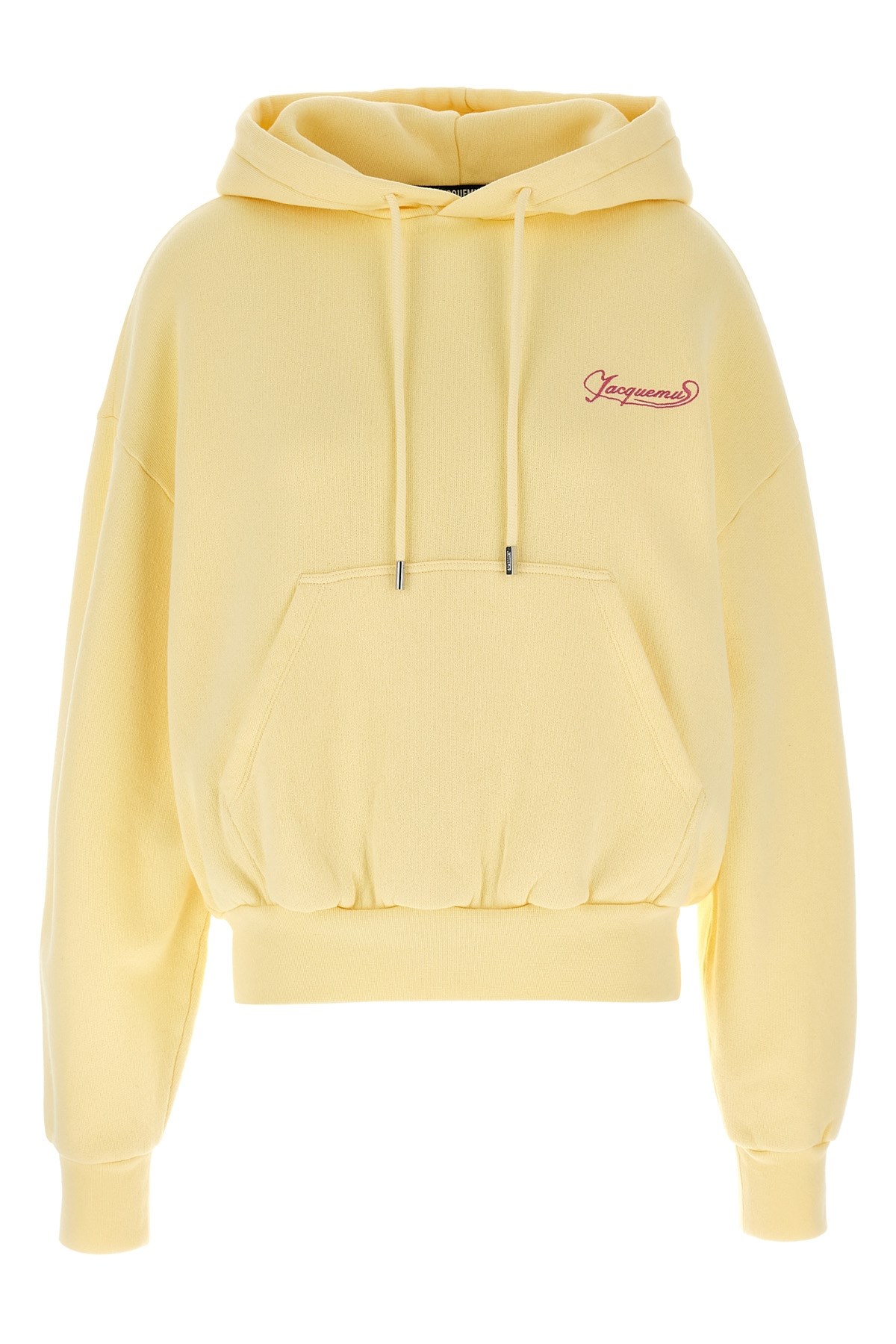 Jacquemus Women Le Hoodie Corto In Yellow